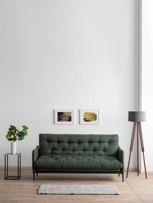 Atelier Del Sofa Renge Sofá cama de 3 plazas Verde